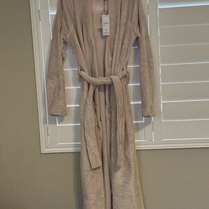 UGG Plush Long Robe in Taupe